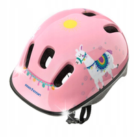 Kask Rowerowy Regulowany Lama Dziecięcy Wentylowany METEOR 48-52 cm