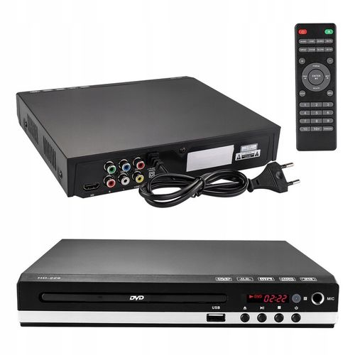 Odtwarzacz DVD Z Kabel HDMI RCA, Pilot Zdalnego Sterowania, System NTSC/PAL na Arena.pl