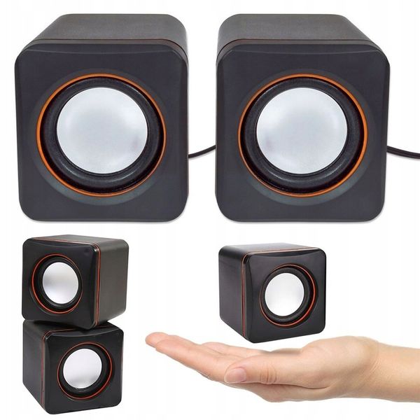 GŁOŚNIKI KOMPUTEROWE PC 2.0 JACK ZASILANIE USB zdjęcie 1
