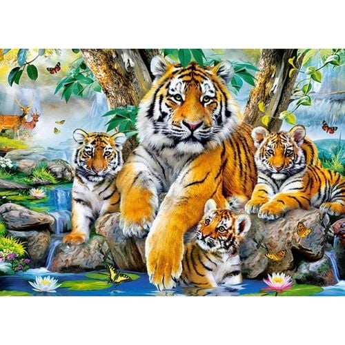 Puzzle 120el. tigers by stream CASTOR na Arena.pl