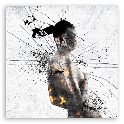 OBRAZ NA PŁÓTNIE Kobieta Abstrakcja na Arena.pl