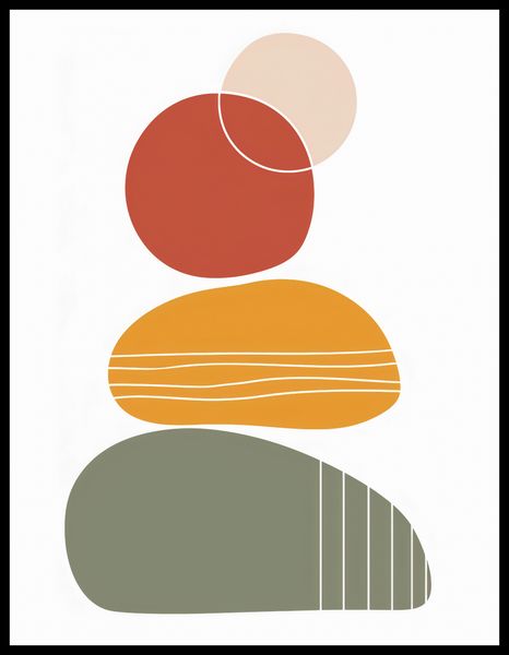 Plakat 50x65cm Formy w Równowadze zdjęcie 2