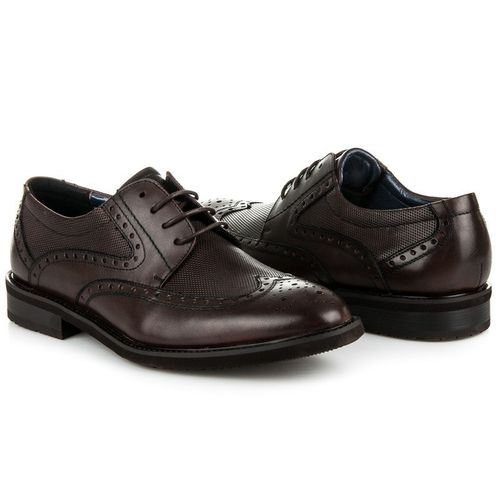 SKÓRZANE BROGSY Rozmiar - 41 na Arena.pl