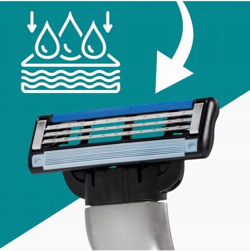 Gillette Mach3 Wkłady Ostrza Wymienne ( 8 sztuk ) na Arena.pl