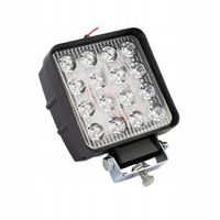 Lampa robocza 16 led 48W 12-36V kwadratowa mocne światło FLOOD