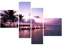 OBRAZ MAGICZNY ZACHÓD SŁOŃCA MALEDIWACH