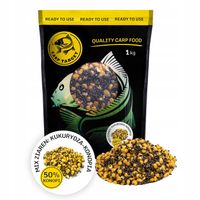 MIX Ziaren KUKURYDZA KONOPIA Zanęta 1 kg