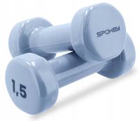 SHAPE Zestaw Hantle Winylowe Ciężarki Do Ćwiczeń Fitness Treningu 2x1,5 kg