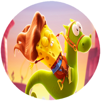 Opłatek na tort Spongebob