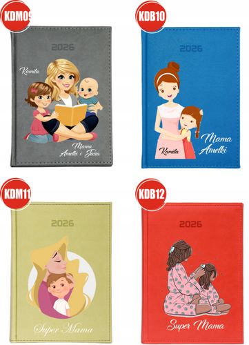 KALENDARZ A5 2026 DZIENNY planer Z NADRUKIEM prezent dla taty z imieniem na Arena.pl