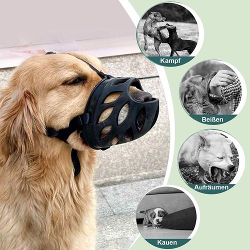 Silikonowy Kaganiec Dla Psa Regulowany Roz. M-L na Arena.pl