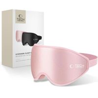 Maska Na Oczy 3D Tech-Protect Sen Zaciemniająca Pianka Memory Baby Pink