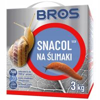 SNACOL 5GB niebieskie granulki na ślimaki BROS 3kg trutka granulat