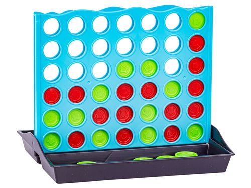 Logiczna Gra Umysłowa Planszowa 4 In A Row, 4 w Rzędzie, Plansza + Żetony na Arena.pl