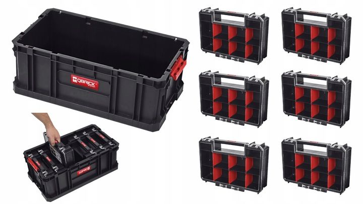 QBRICK TWO BOX 200 + Zestaw 6 organizerów Multi zdjęcie 10