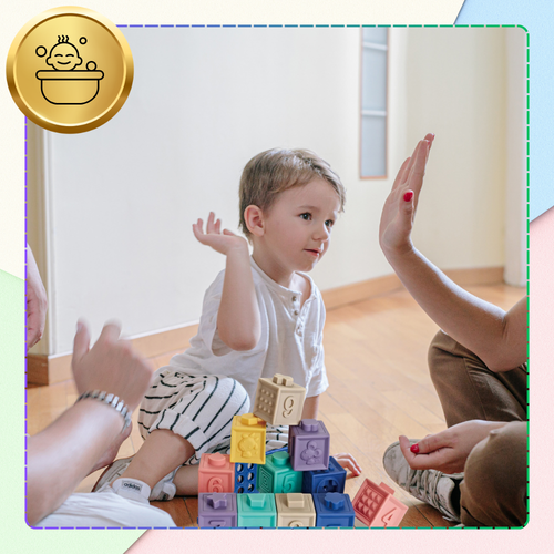 miękkie kreatywne klocki sensoryczne dla niemowląt dzieci funkcja gryzaka na Arena.pl