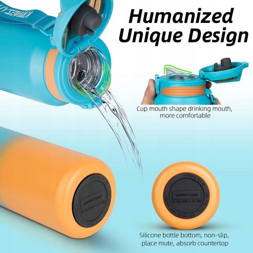 Kubek termiczny Termos Bidon na napoje kawę Sportowy izolowany z ustnikiem na Arena.pl