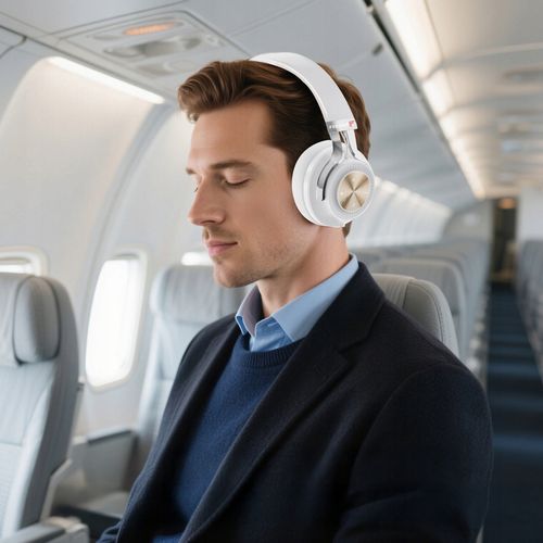 Słuchawki Bezprzewodowe Nauszne Anc 65H Feegar Alphabeat Białe Bluetooth5.4 na Arena.pl