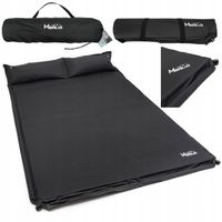 Mata Samopompująca Dwuosobowa Karimata Materac Z Poduszką + Pokrowiec