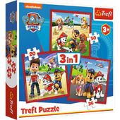 puzzle 3w1 wesołe pieski psi patrol 34867