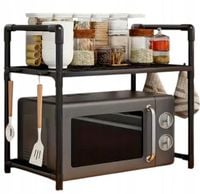 ORGANIZER KUCHENNY NAD MIKROFALÓWKĘ OPIEKACZ REGAŁ PÓŁKA PRZYPRAWY