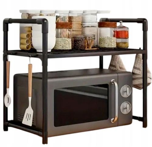 ORGANIZER KUCHENNY NAD MIKROFALÓWKĘ OPIEKACZ REGAŁ PÓŁKA PRZYPRAWY na Arena.pl