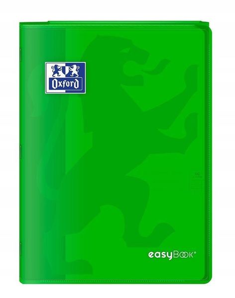 Zeszyt z okładką PP A4 60 kartek w kratkę OXFORD Easybook ZESTAW 8 kolorów zdjęcie 10