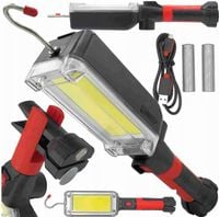 LAMPA LATARKA WARSZTATOWA LED COB Z MAGNESEM AKUMULATOR USB 700lm HAK 3W1