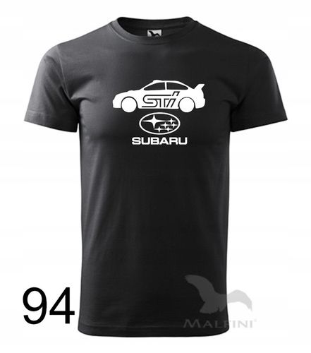 Koszulka męska SUBARU IMPREZA STI kolory na Arena.pl