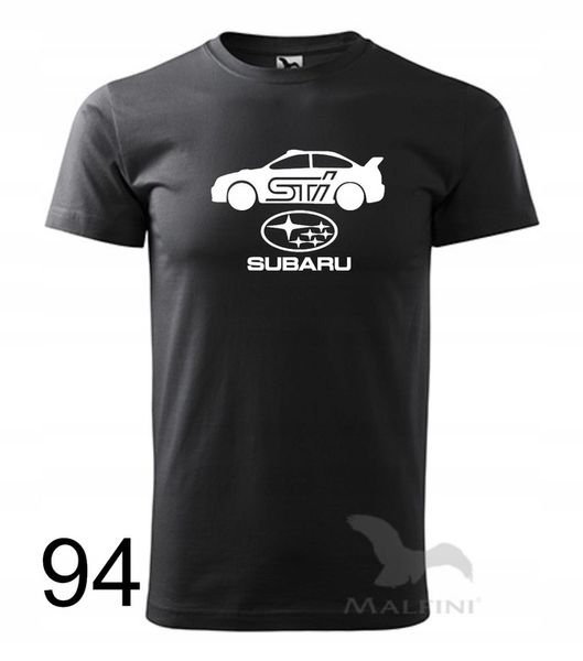 Koszulka męska SUBARU IMPREZA STI kolory zdjęcie 16