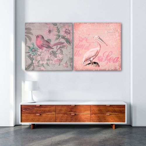 Deco Panel, Ptak w kwiatach 60x60 na Arena.pl
