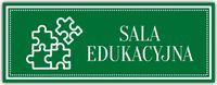 Tabliczka Grawerowana na drzwi SALA EDUKACYJNA