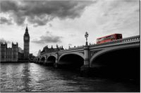 120CM 80CM OBRAZ ŚCIENNY AUTOBUSEM BIG BENA