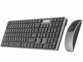 ZESTAW KLAWIATURA MYSZ BEZPRZEWODOWA WIRELESS SLIM CICHA