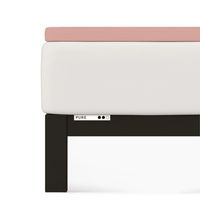 Prześcieradło Topper Schlafgut 180 x 200cm-200 x 220cm Purple Mid 154