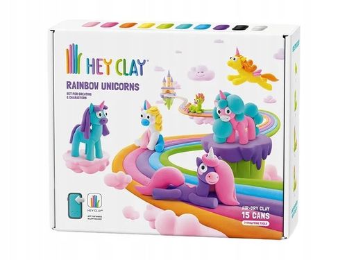 Masa plastyczna HEY CLAY Jednorożce HCL15028CEE na Arena.pl