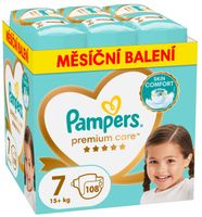 Pieluchy PAMPERS Premium Care 7 (108 szt)