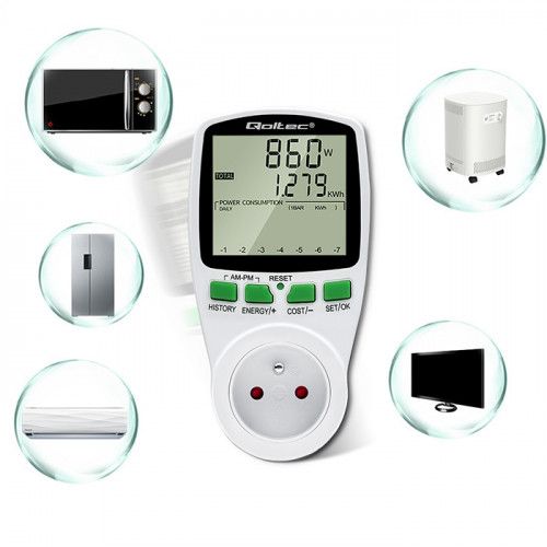 QOLTEC WATOMIERZ PM0627 3680W 16A LCD zdjęcie 5