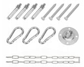 UCHWYT MOCOWANIE HUŚTAWKI HAMAKA ZESTAW MONTAŻOWY MOCUJĄCY HAK SUFITOWY