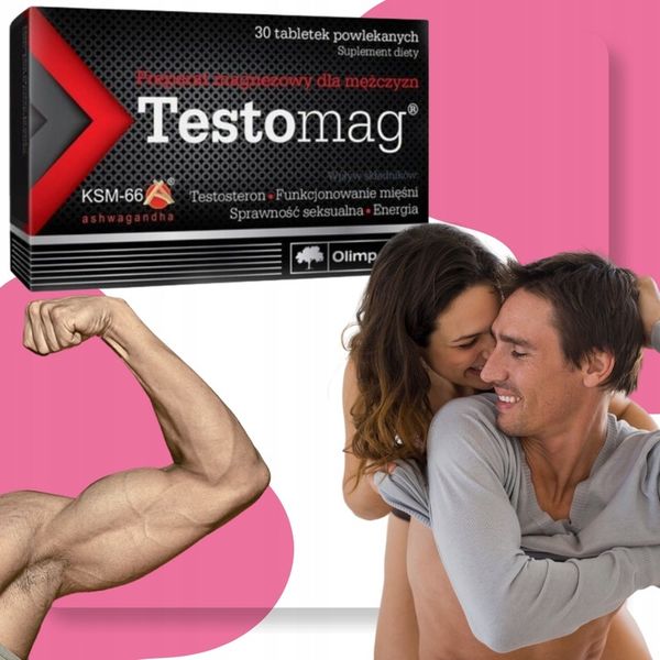 Testomag suplement diety dla mężczyzn 30 tabletek Olimp laboratories zdjęcie 5