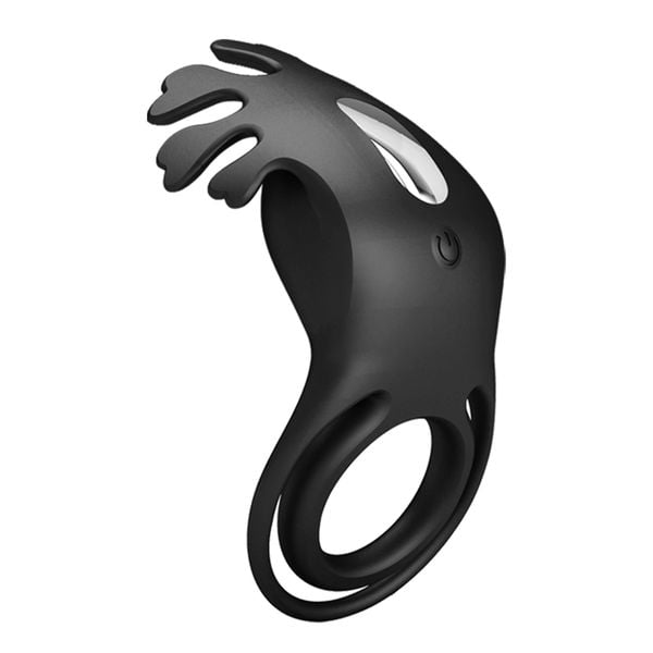 Pretty Love - Vibrant Penis Ring Ruben Black, 7 Vibration Functions zdjęcie 5