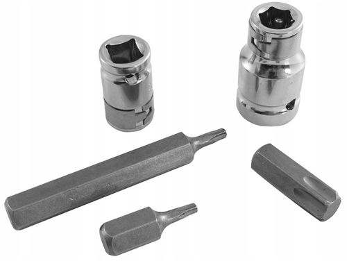 ZESTAW BITÓW KOŃCÓWKI BITY KLUCZE KOŃCÓWKI KLUCZ IMBUS HEX TORX SPLINE 40el na Arena.pl