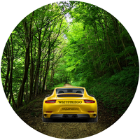 Opłatek na tort Urodziny Porsche Samochód Auto Logo Fura Bryka 18 30 40 50