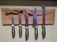 Deska magnetyczna wieszak na klucze noże + grawer