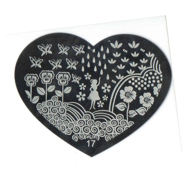Blaszka do stempelków Serduszko 17 zdjęcie 1