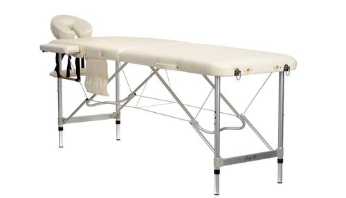 Stół, łóżko do masażu 2-segmentowe aluminiowe na Arena.pl