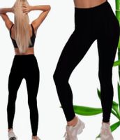 Legginsy Getry bambusowe spodnie CZARNE klasyczne rozmiar 4XL/5XL