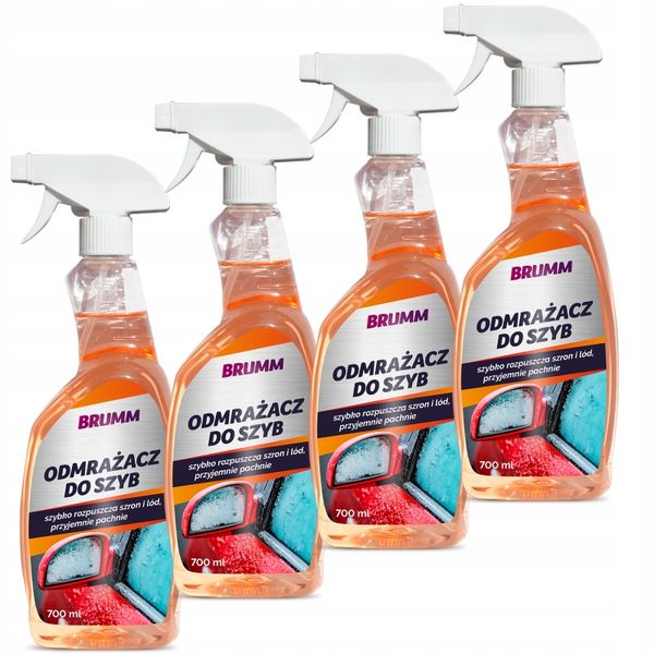 ODMRAŻACZ DO SZYB MOCNY BRUMM ATOMIZER 700 ml x4 zdjęcie 1