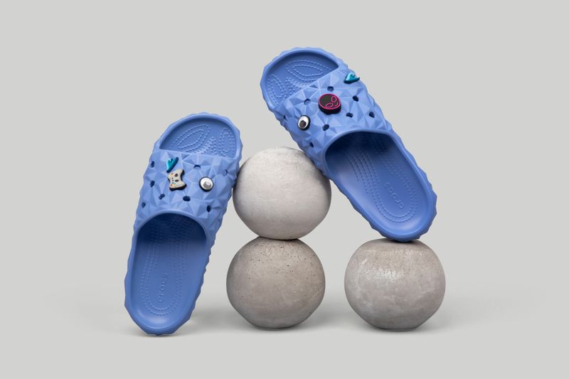 Męskie Buty Klapki Crocs Classic Geometric V2 209608 Slide 43-44 zdjęcie 11