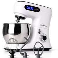 ROBOT KUCHENNY PLANETARNY MOCNY MIKSER 3X MIESZADŁA MISA Z UCHWYTEM LED